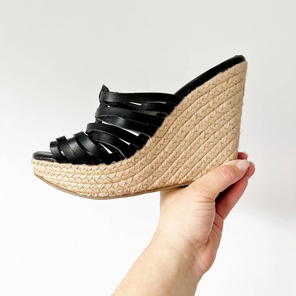 Espadrille Style Wedge Heel